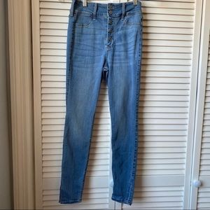 HOLLISTER ultra high rise jean leggings size 5S W27 L26